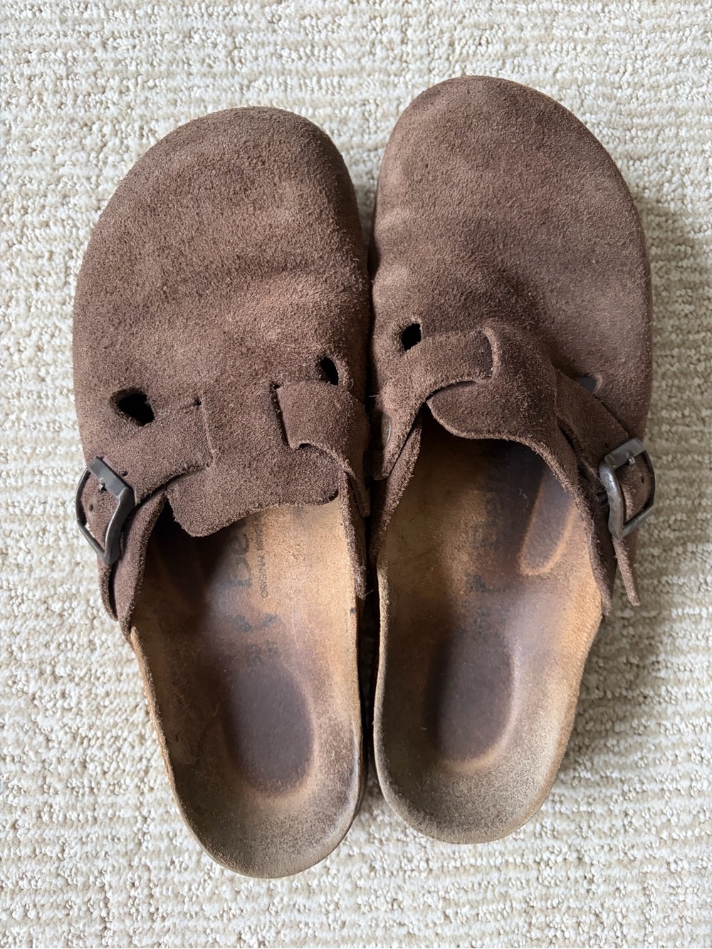 Women's Betula by Birkenstock Brown Suede SOn Clogs